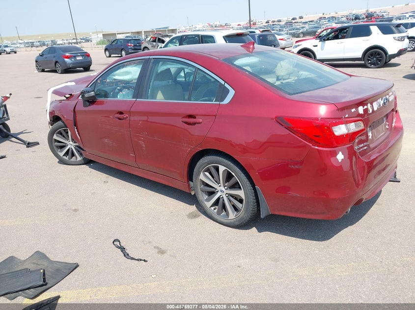 Vin: 4s3bnal64g3008658, lot: 46268126, subaru legacy 2.5i limited 20163