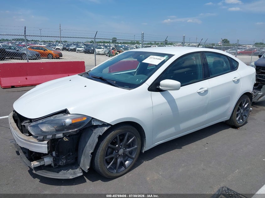Vin: 1c3cdfaa7fd421215, lot: 46268155, dodge dart se 20152