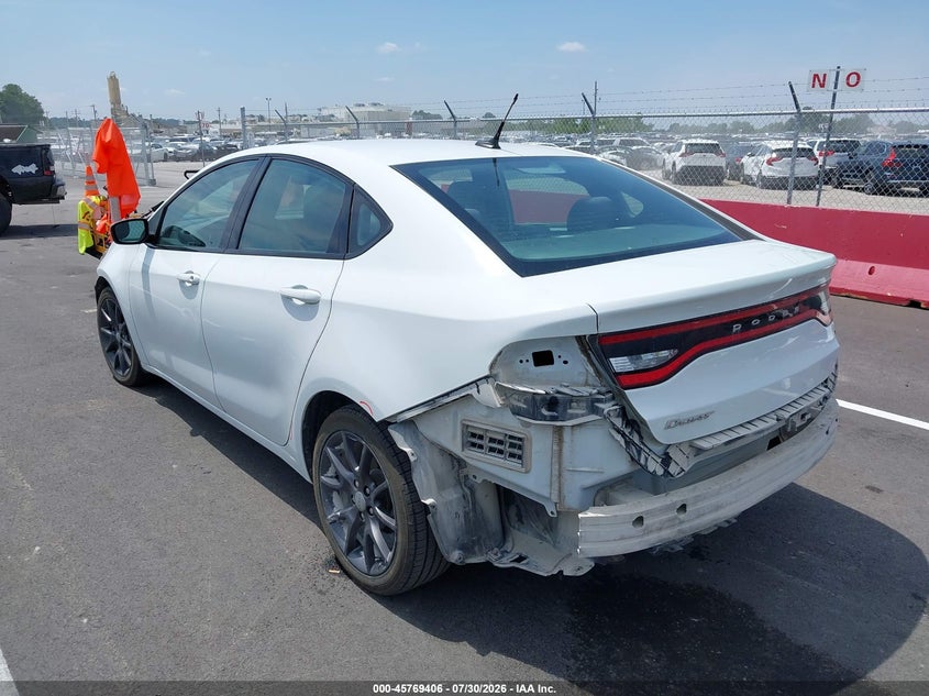 Vin: 1c3cdfaa7fd421215, lot: 46268155, dodge dart se 20153