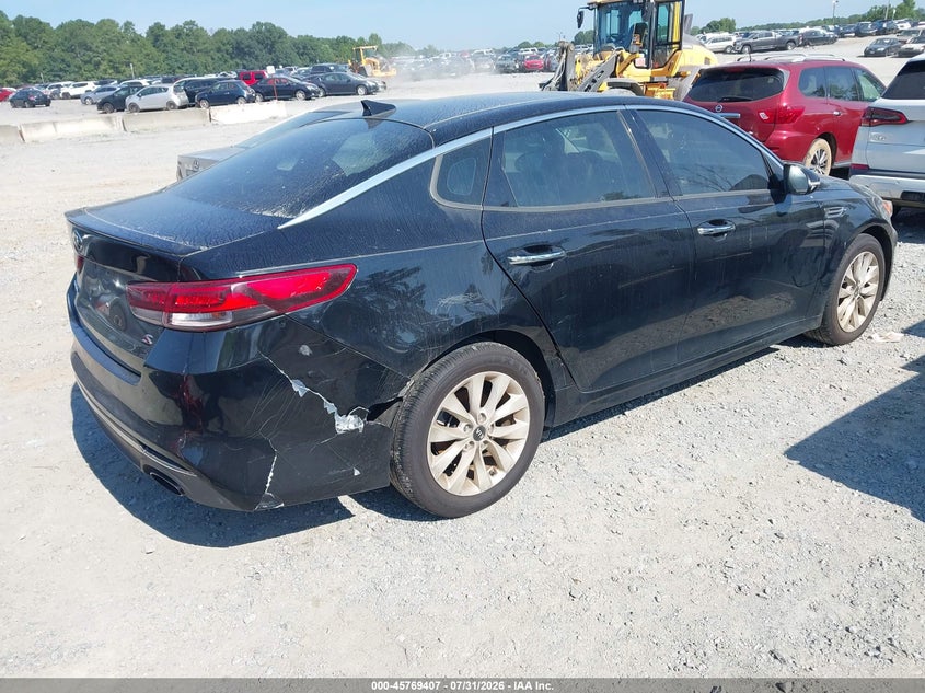 Vin: 5xxgt4l35jg241653, lot: 46268156, kia optima s 20184