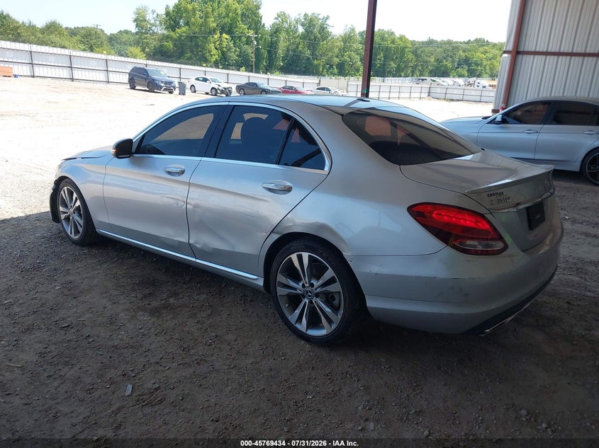 Vin: 55swf4jb7ju249218, lot: 46268183, mercedes-benz c 300 20183