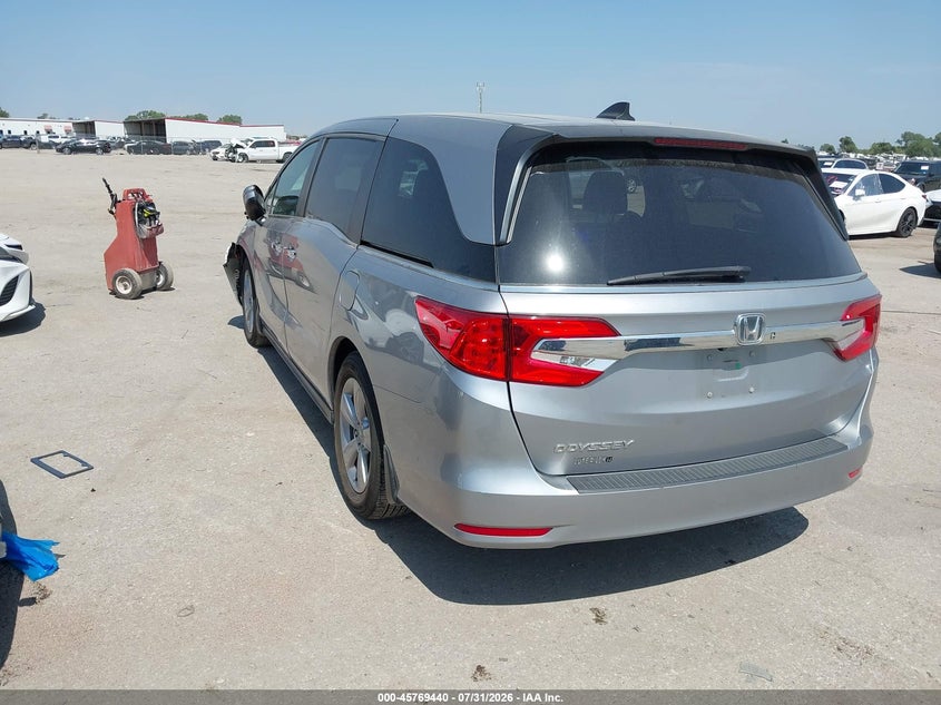 Vin: 5fnrl6h52jb089834, lot: 46268189, honda odyssey ex 20183