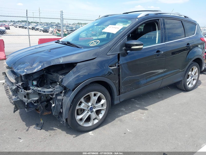 Vin: 1fmcu0j96fuc35062, lot: 46268204, ford escape titanium 20152