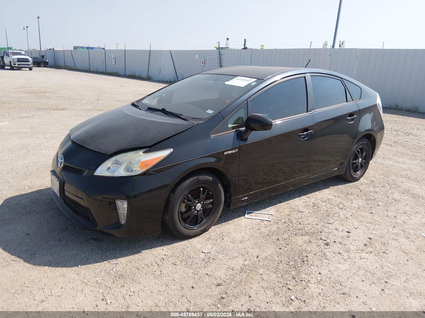2012 TOYOTA PRIUS auction photo 2