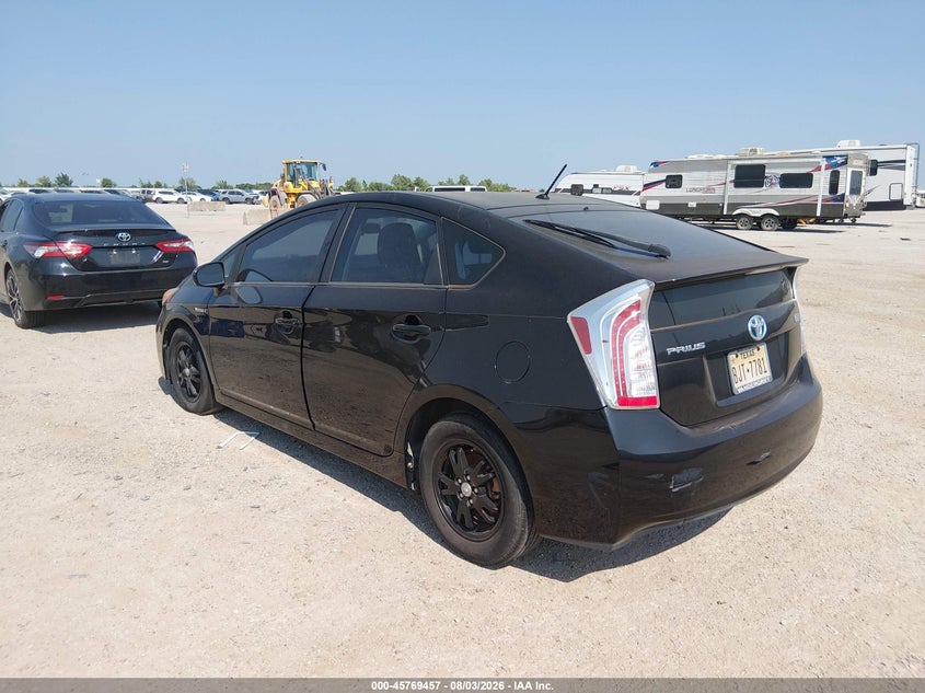 2012 TOYOTA PRIUS auction photo 3