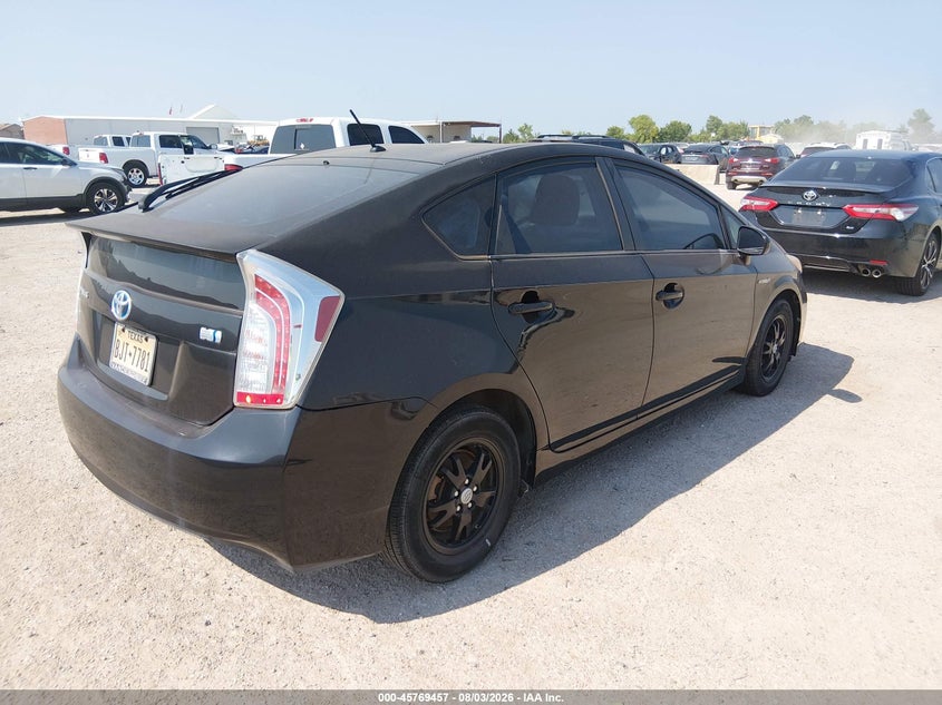 2012 TOYOTA PRIUS auction photo 4