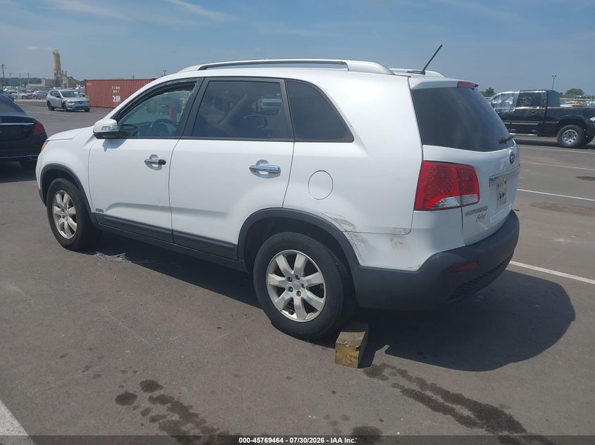 Vin: 5xyktda23bg108617, lot: 46268213, kia sorento lx v6 20113