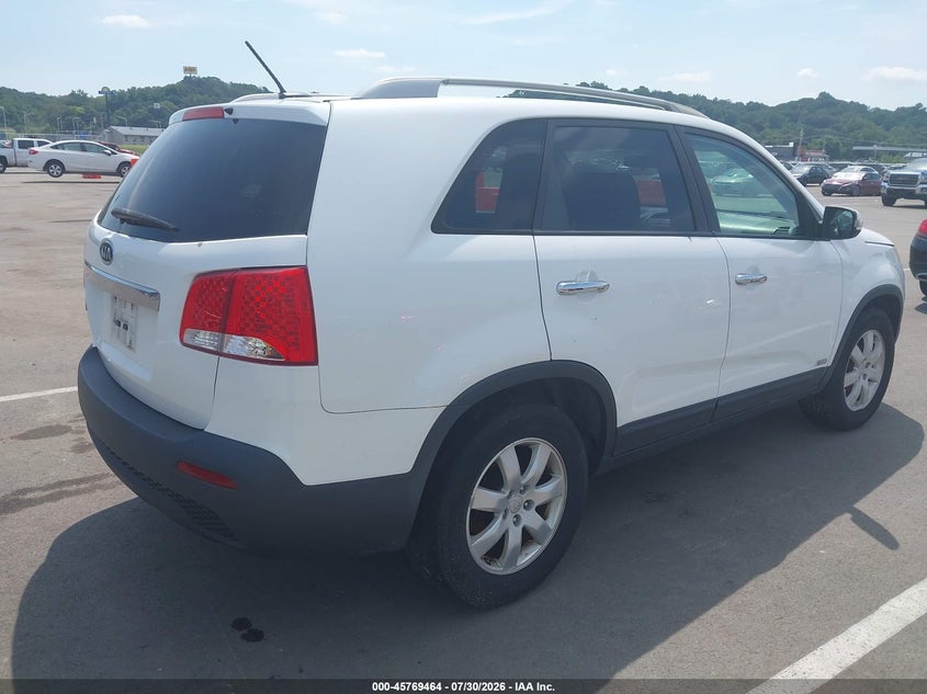 Vin: 5xyktda23bg108617, lot: 46268213, kia sorento lx v6 20114