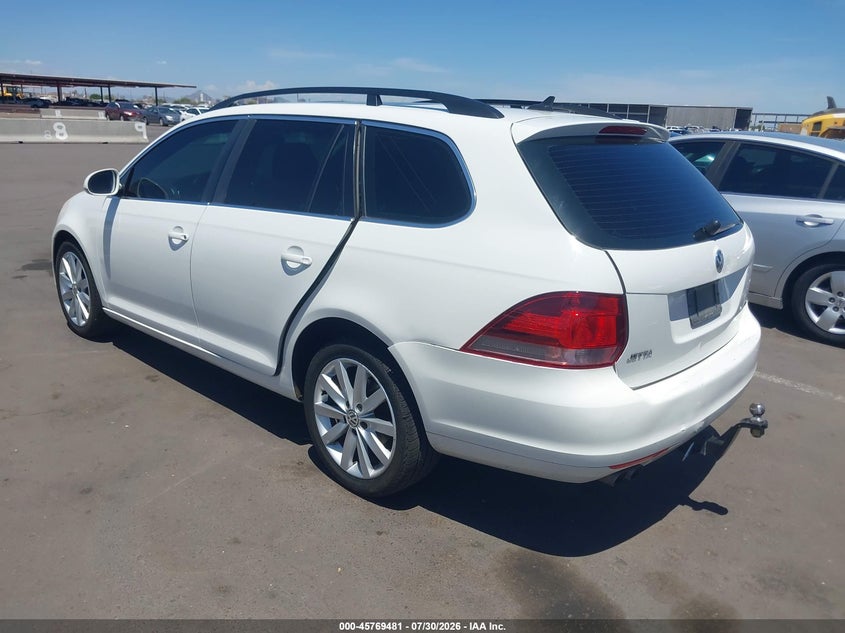 Vin: 3vwpl7aj6em601937, lot: 46268230, volkswagen jetta sportwagen 2.0l tdi 20143