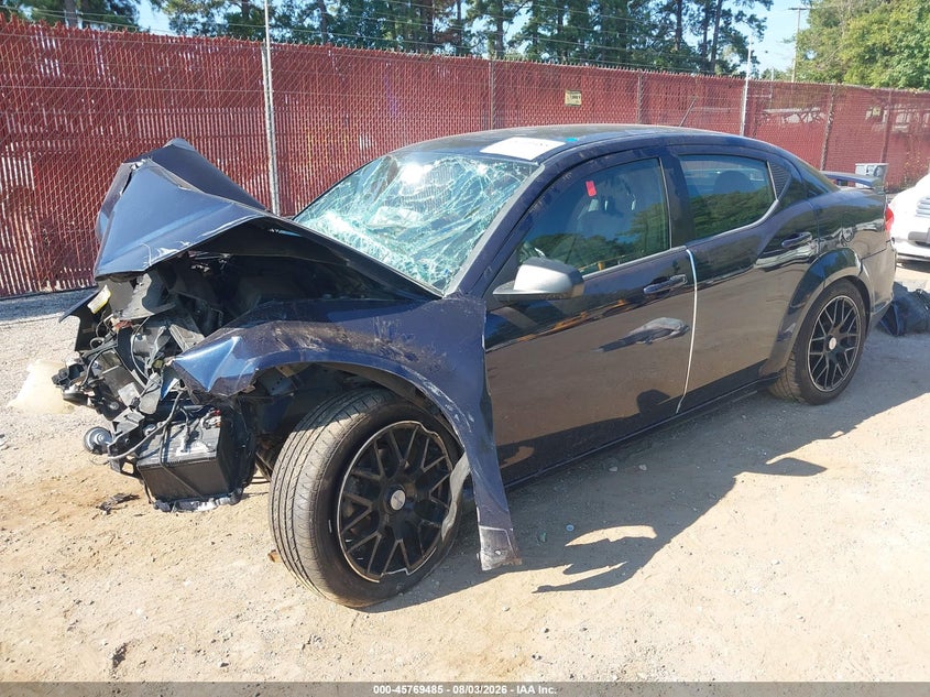 Vin: 1c3cdzag6dn552889, lot: 46268234, dodge avenger se v6 20132