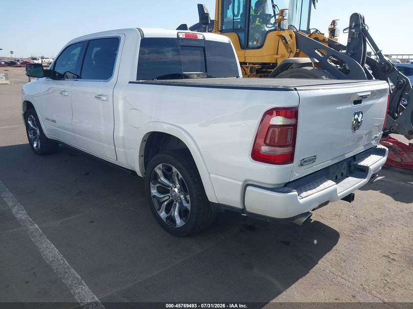 Vin: 1c6srfkt7kn897114, lot: 46268242, ram 1500 longhorn  4x4 5'7 box 20193