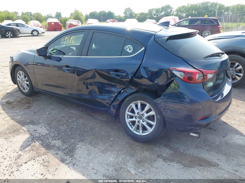 Vin: 3mzbn1m3xjm162640, lot: 46268245, mazda mazda3 grand touring 20183