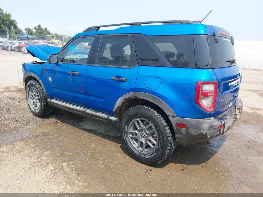 Vin: 3fmcr9bnxsrf13173, lot: 46268259, ford bronco sport big bend 20253