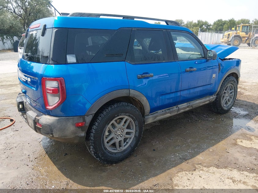 Vin: 3fmcr9bnxsrf13173, lot: 46268259, ford bronco sport big bend 20254