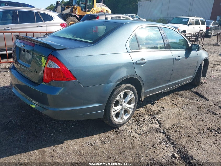 Vin: 3fahp0ha6cr386882, lot: 46268272, ford fusion se 20124