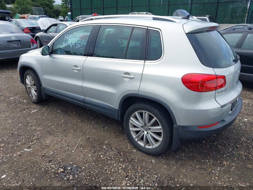 Vin: wvgav7ax8cw522544, lot: 46268274, volkswagen tiguan se 20123