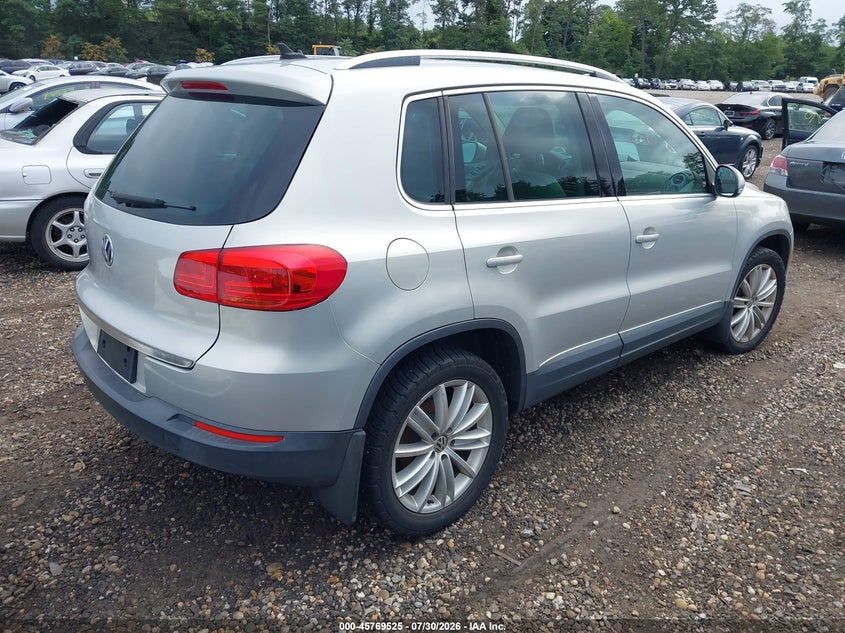 Vin: wvgav7ax8cw522544, lot: 46268274, volkswagen tiguan se 20124