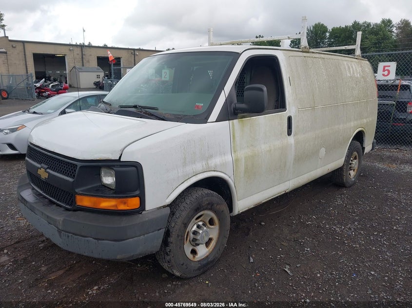 Vin: 1gcwgfca4d1105220, lot: 46268298, chevrolet express 2500 work van 20132