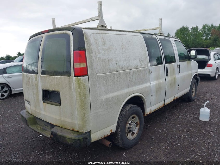 Vin: 1gcwgfca4d1105220, lot: 46268298, chevrolet express 2500 work van 20134