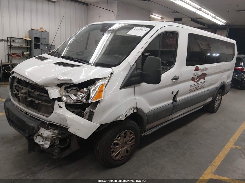 Vin: 1fbzx2yg7gka56083, lot: 46268307, ford transit-350 xlt 20162