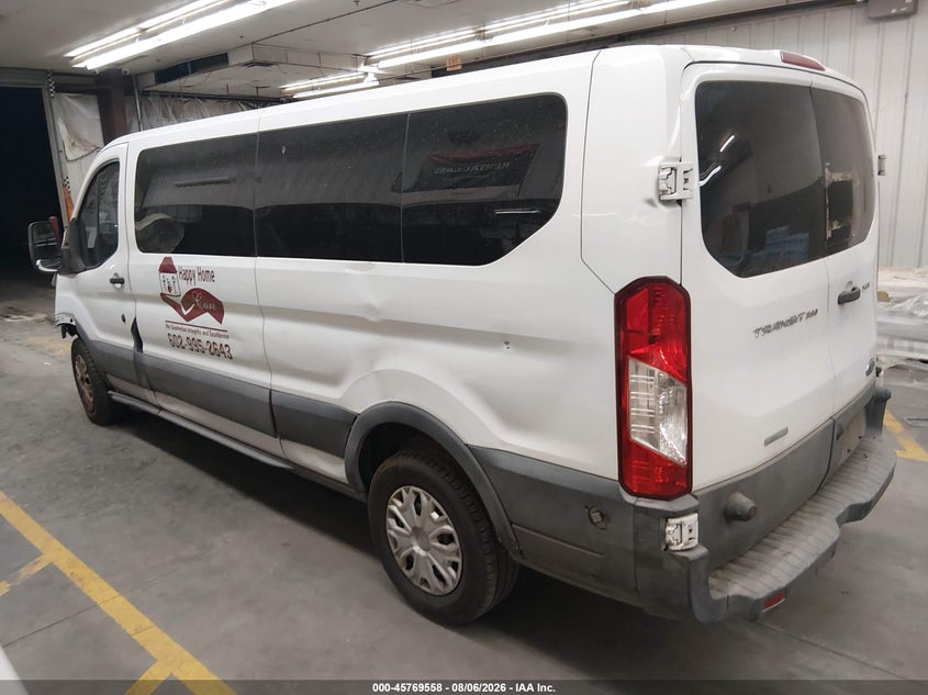 Vin: 1fbzx2yg7gka56083, lot: 46268307, ford transit-350 xlt 20163