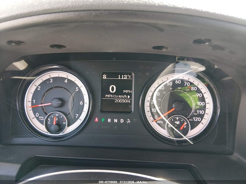 2018 RAM 1500 TRUCK 3.6L V-6 DOHC, VVT, 305HP