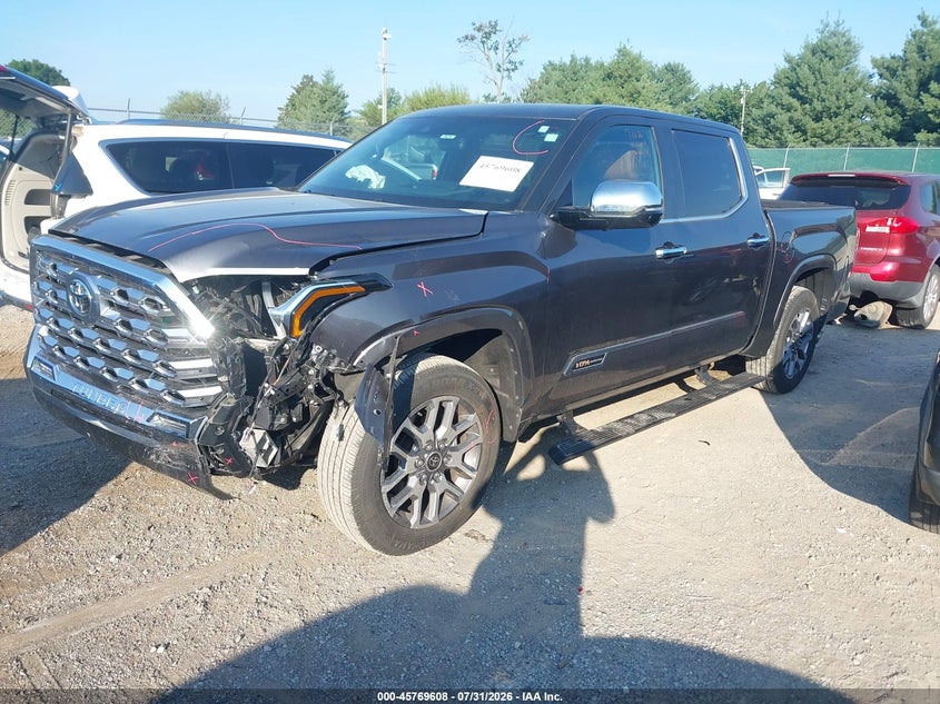 2023 Toyota Tundra 1794 Edition, Left Front, IAAI, VIN 5TFMA5DB7PX107975 — photo 2