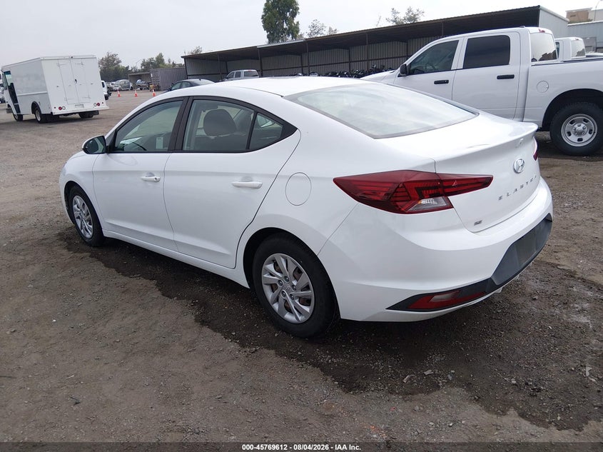 Vin: 5npd74lf4lh613315, lot: 46268361, hyundai elantra se 20203
