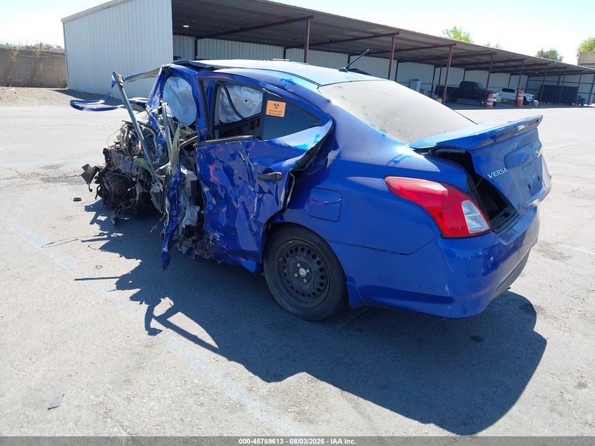 Vin: 3n1cn7ap0fl926206, lot: 46268362, nissan versa 1.6 s+ 20153