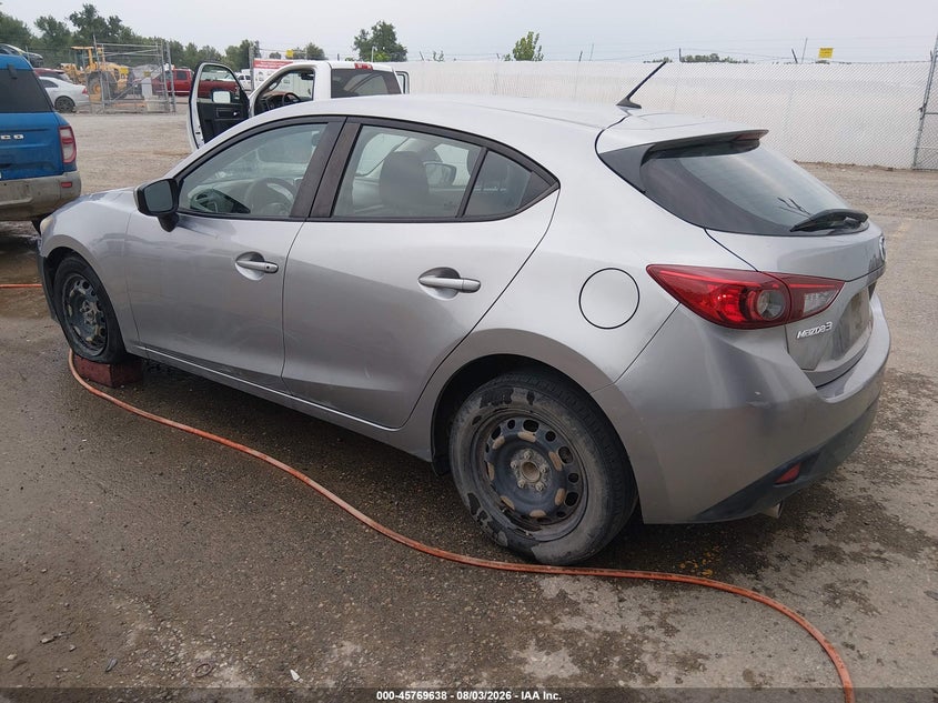 Vin: jm1bm1j79g1288426, lot: 46268387, mazda mazda3 i sport 20163