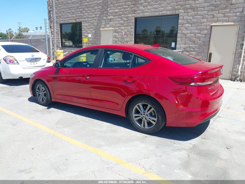Vin: 5npd84lf5jh385769, lot: 46268388, hyundai elantra sel 20183