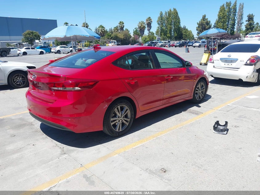 Vin: 5npd84lf5jh385769, lot: 46268388, hyundai elantra sel 20184