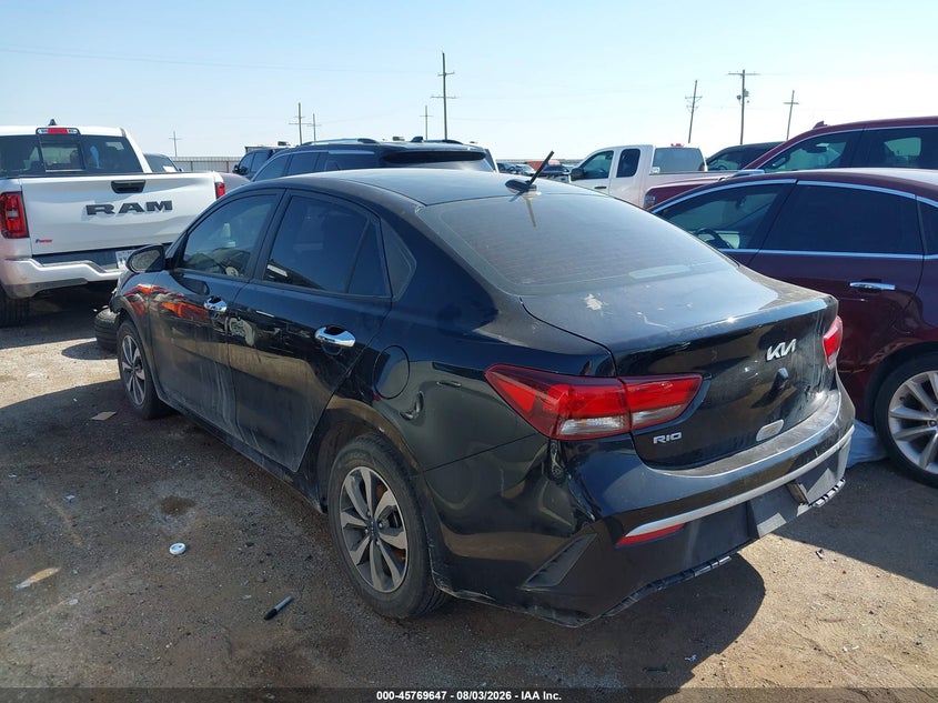 Vin: 3kpa24ad5ne473477, lot: 46268398, kia rio s 20223