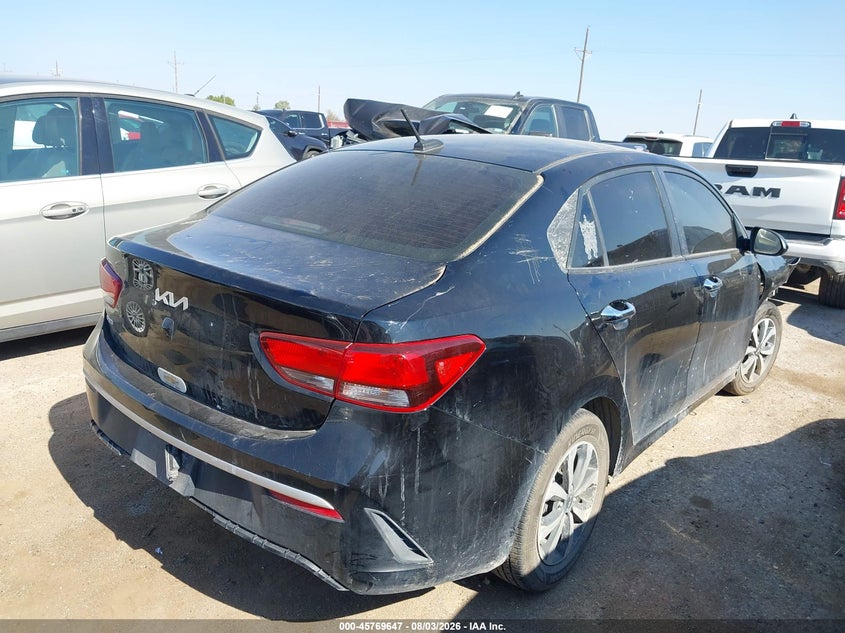 Vin: 3kpa24ad5ne473477, lot: 46268398, kia rio s 20224