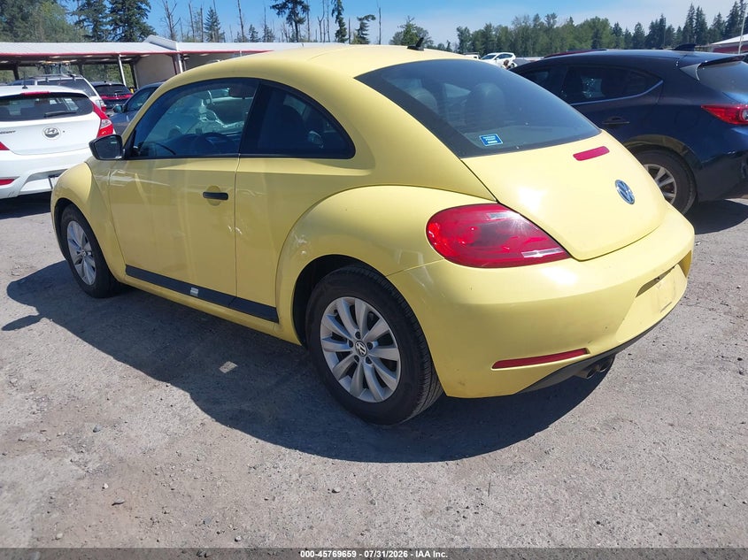 Vin: 3vwf17at0fm608502, lot: 46268408, volkswagen beetle 1.8t fleet edition 20153