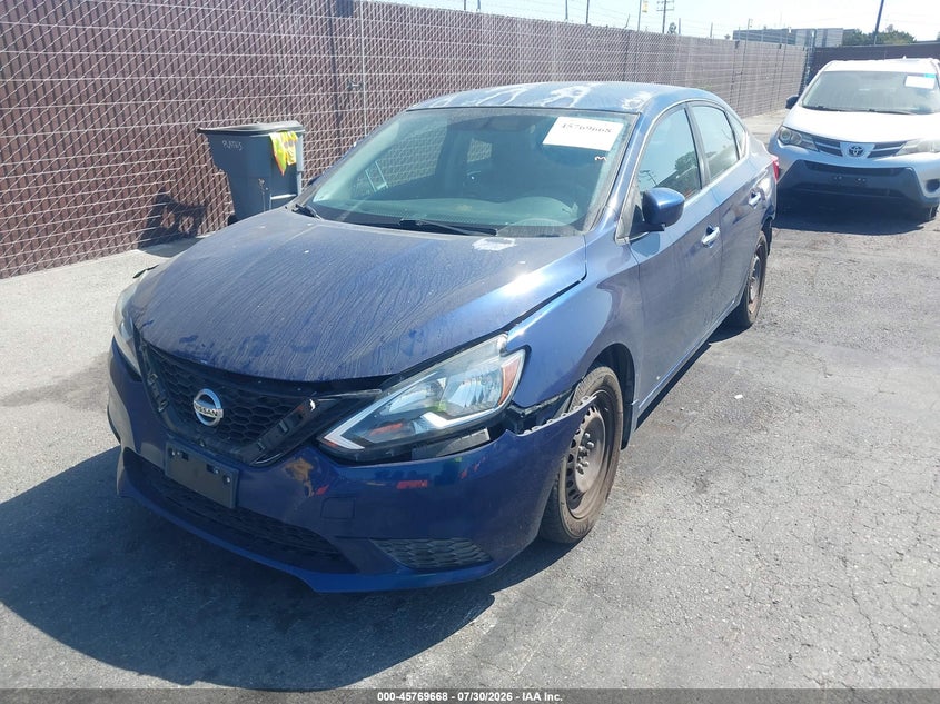 Vin: 3n1ab7ap8gy334606, lot: 46268417, nissan sentra sv 20162