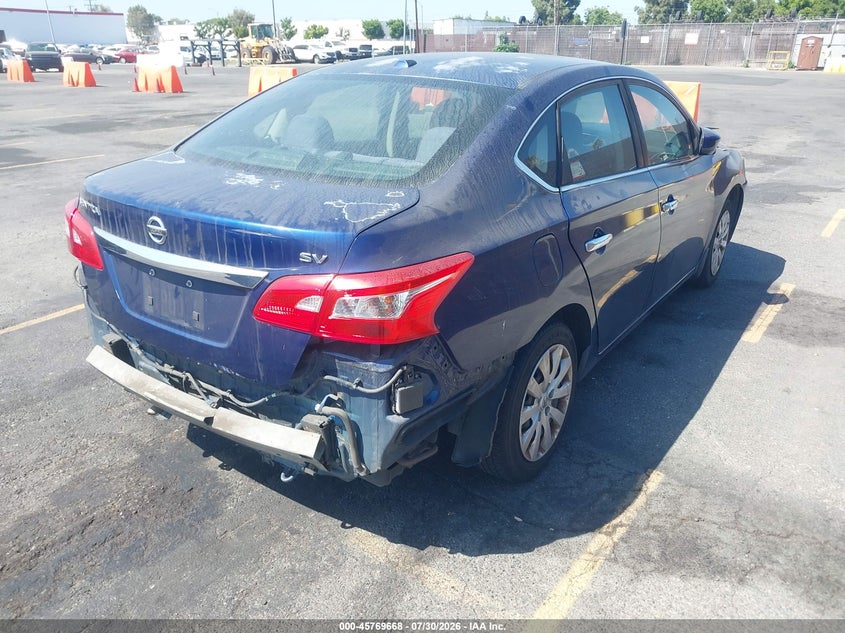 Vin: 3n1ab7ap8gy334606, lot: 46268417, nissan sentra sv 20164