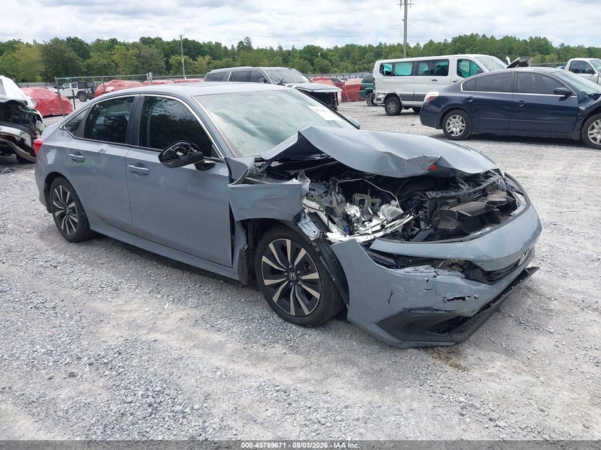 Vin: 2hgfe1f75rh318051, lot: 46268420, honda civic ex 2024 img_1