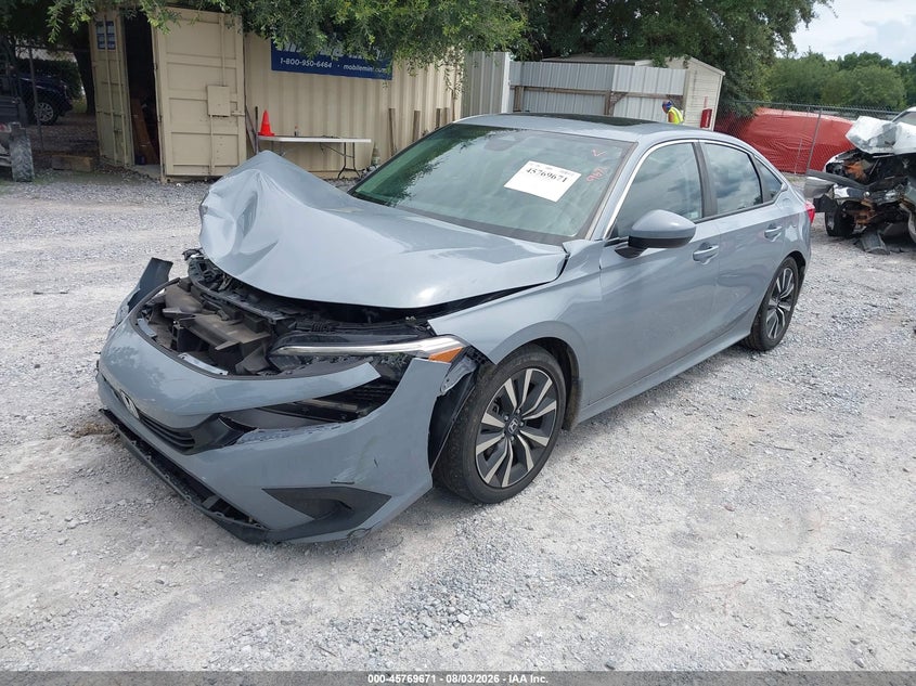 Vin: 2hgfe1f75rh318051, lot: 46268420, honda civic ex 20242