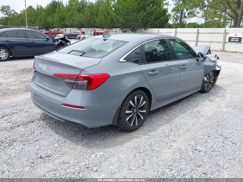 Vin: 2hgfe1f75rh318051, lot: 46268420, honda civic ex 20244