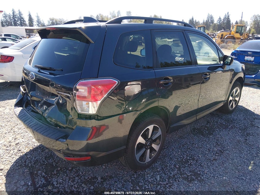 Vin: jf2sjagc1jh496216, lot: 46268428, subaru forester 2.5i premium 20184