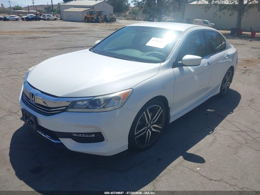Vin: 1hgcr2f1xha085838, lot: 46268446, honda accord sport se 20172