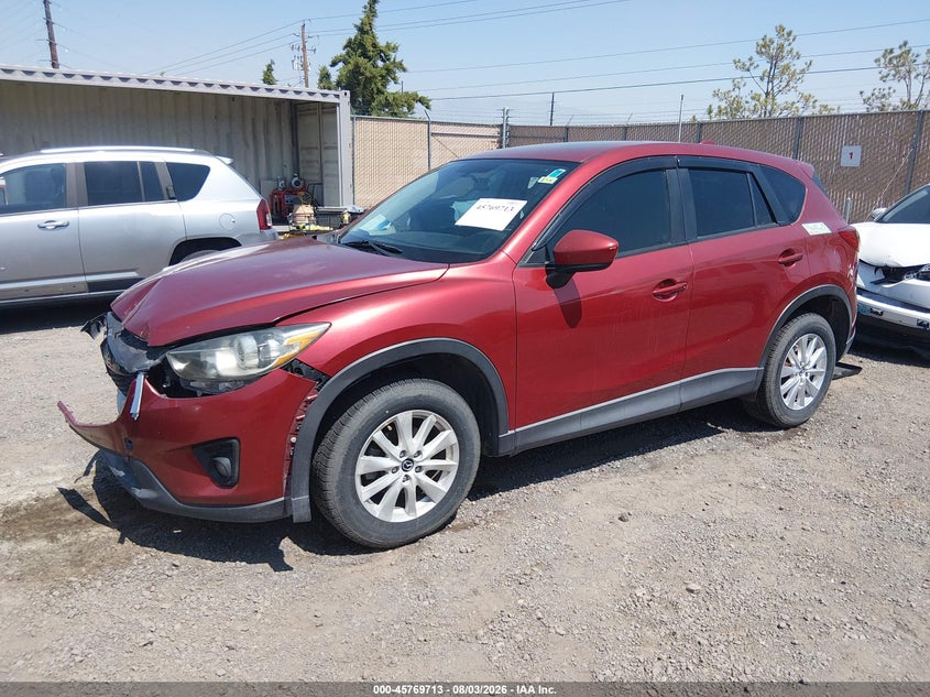 Vin: jm3ke2ce4d0152681, lot: 46268462, mazda cx-5 touring 20132
