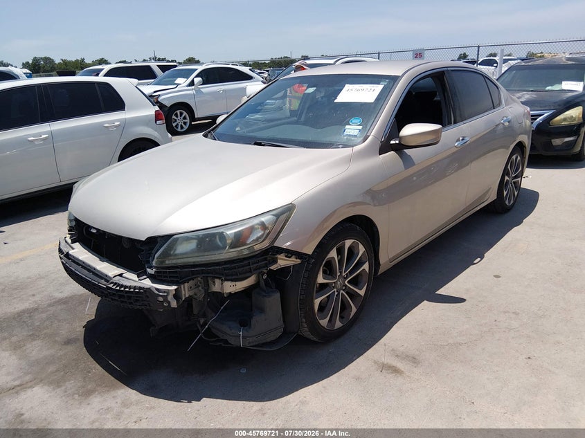 Vin: 1hgcr2f58ea108239, lot: 46268470, honda accord sport 20142