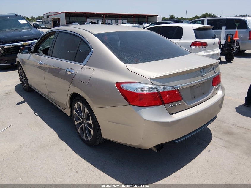 Vin: 1hgcr2f58ea108239, lot: 46268470, honda accord sport 20143