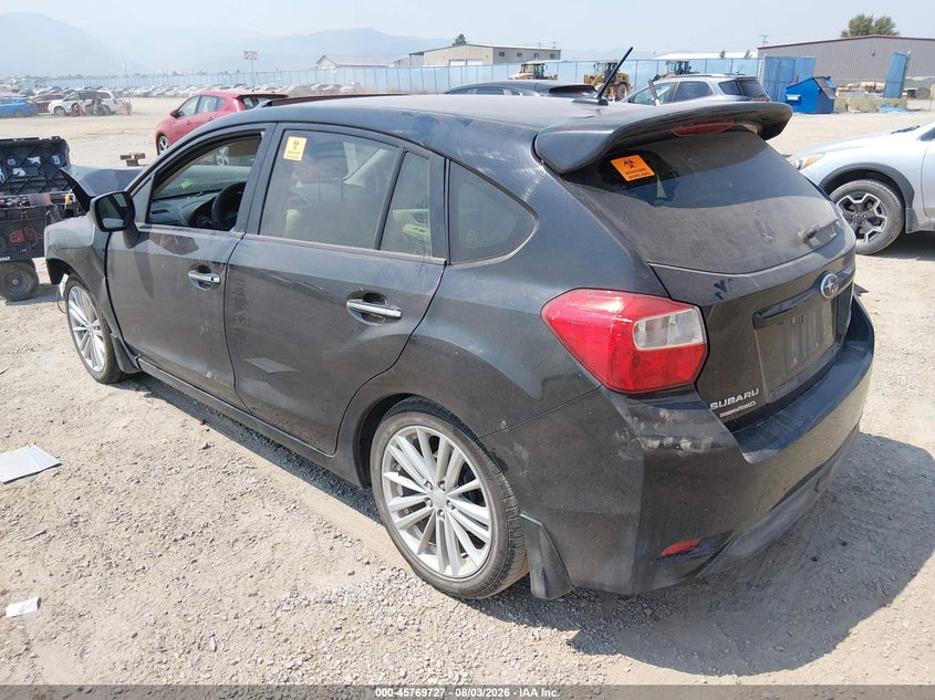 Vin: jf1gpak61dh212369, lot: 46268476, subaru impreza 2.0i limited 20133