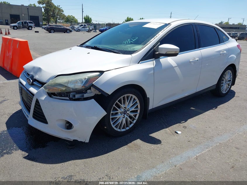 Vin: 1fadp3j27dl382603, lot: 46268478, ford focus titanium 20132