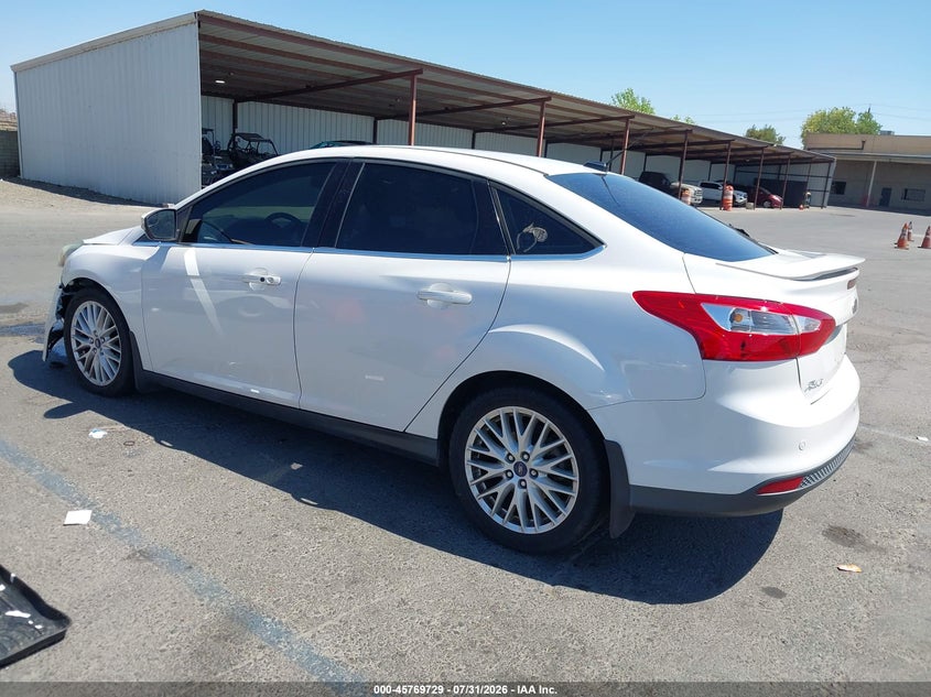 Vin: 1fadp3j27dl382603, lot: 46268478, ford focus titanium 20133
