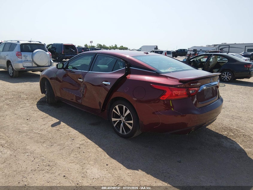 Vin: 1n4aa6ap5gc428533, lot: 46268490, nissan maxima 3.5 sv 20163