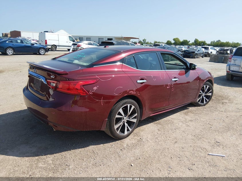 Vin: 1n4aa6ap5gc428533, lot: 46268490, nissan maxima 3.5 sv 20164